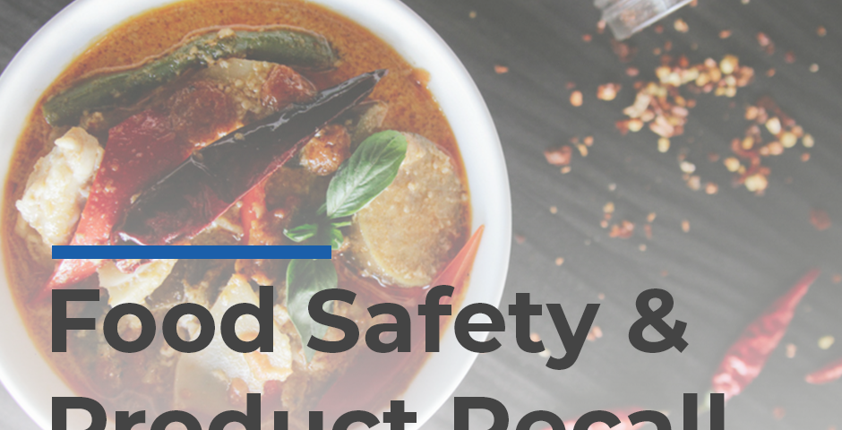 Food Safety product recall